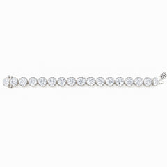 14kt white gold 7" ladies tenniss bracelet DER-2509