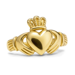 14kt yellow gold claddhag ring GR-1329